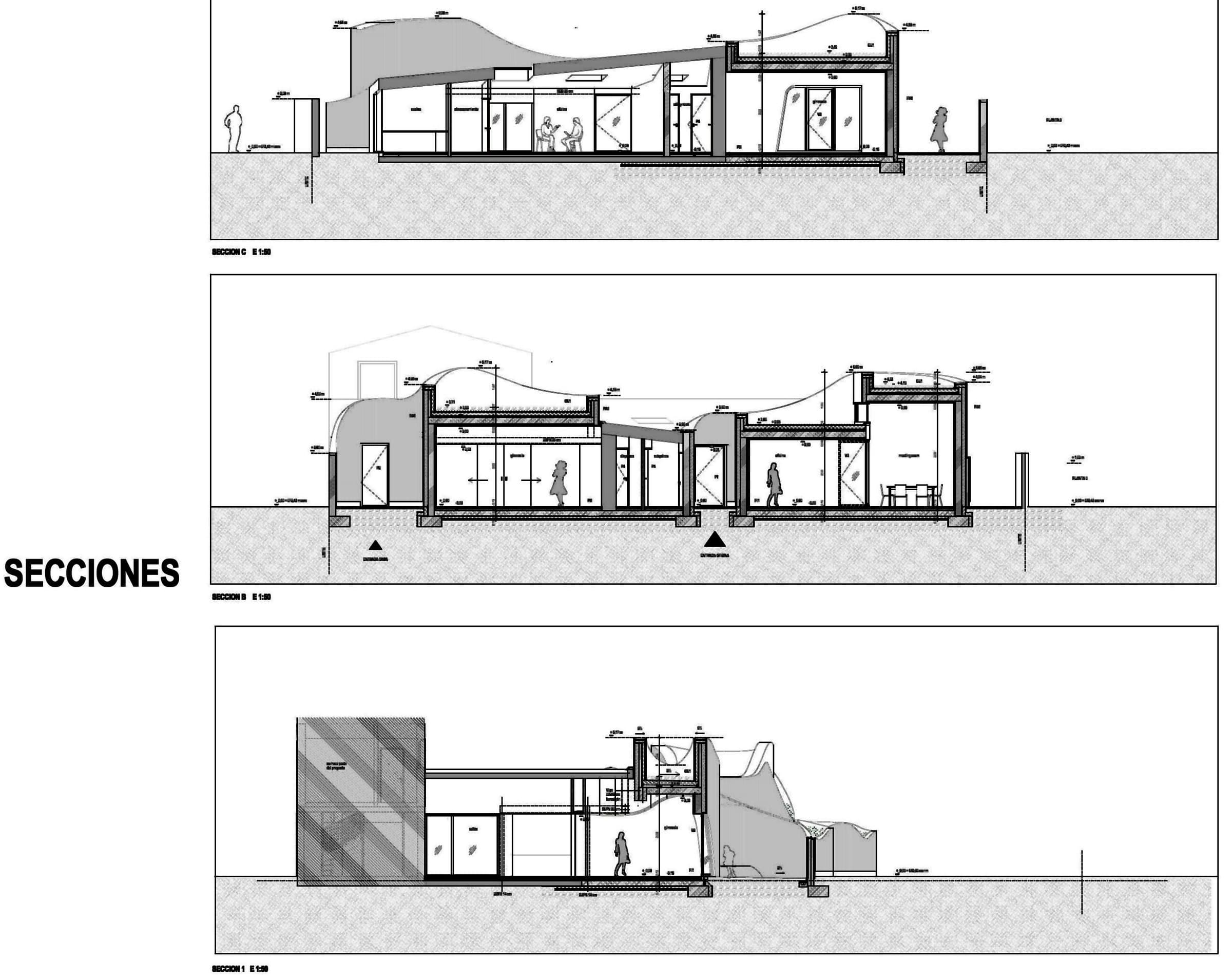 Casa Katrina, Sections