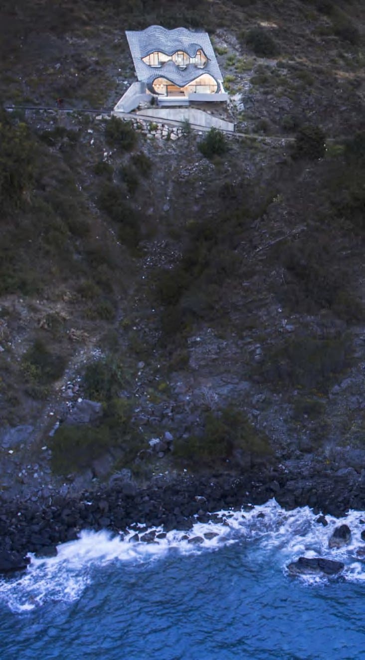 House on the Cliff, Above the cliff