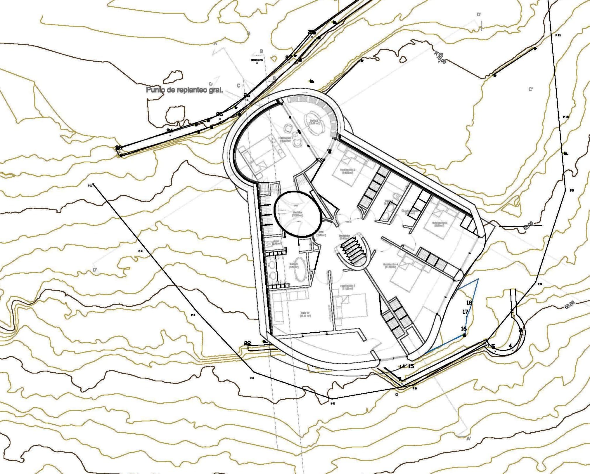 House on the Cliff II, Basement plan