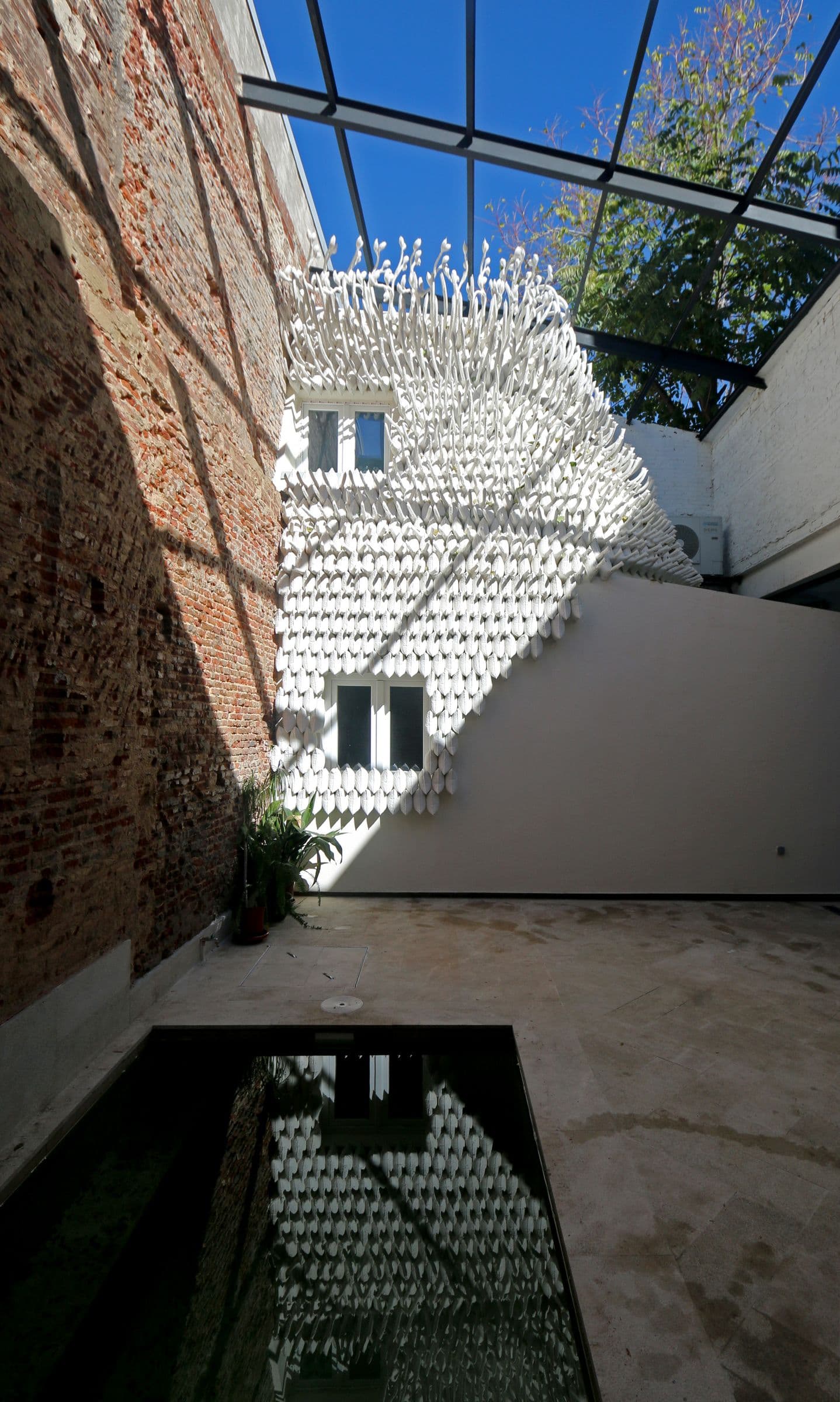 Loft in Madrid, Courtyard